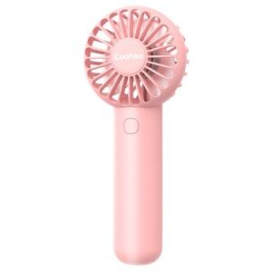 Handheld Fan, Mini Portable Chargeable, Pink. NWOB!